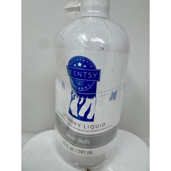 Scentsy Silver Bells Laundry Bundle–Laundry Liquid+2 Washer Whiffs–NEW & Rare - Picture 3 of 3